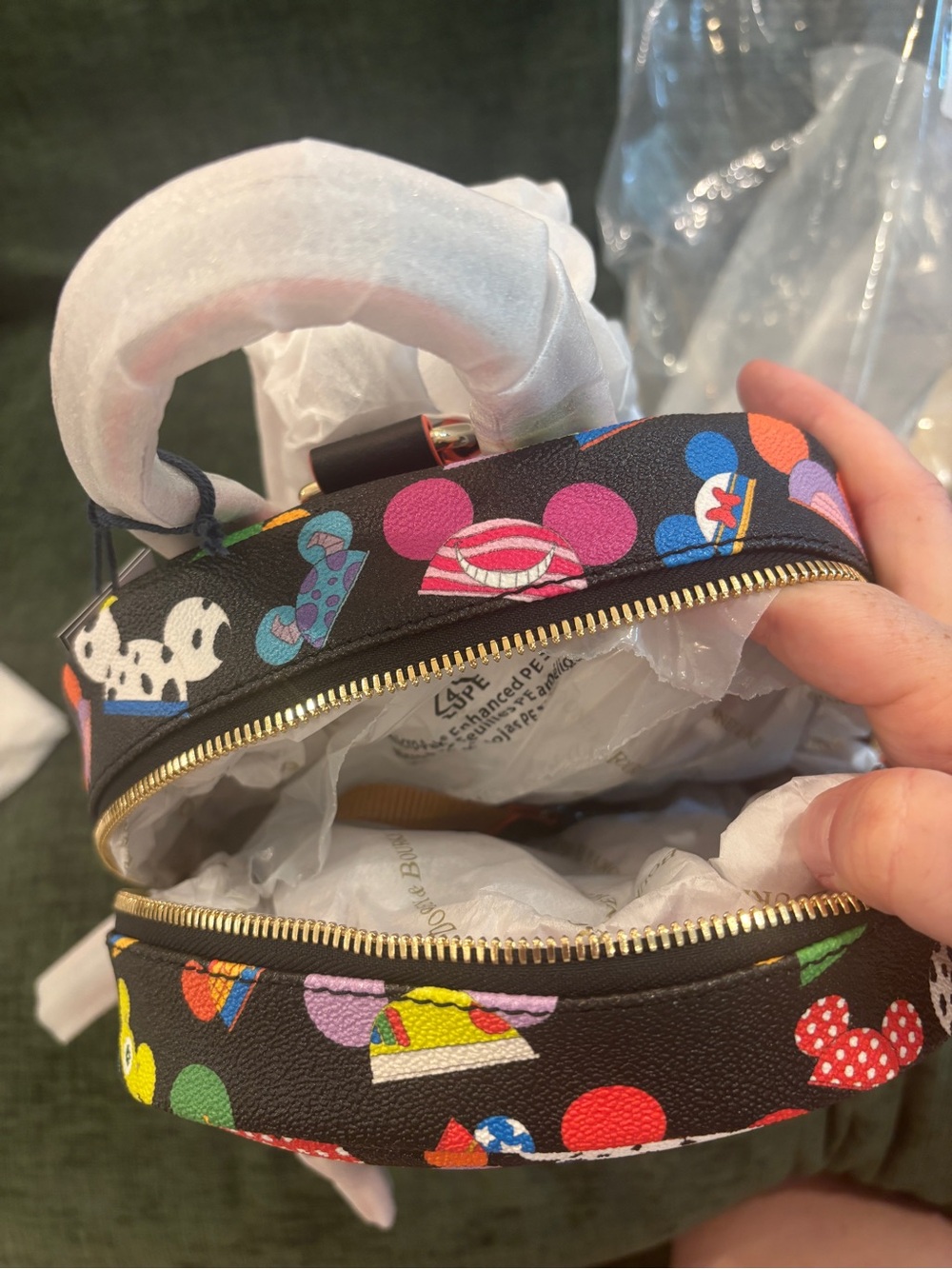 Dooney & Bourke Mickey Mouse Ear Hat backpack - Picture 9 of 9